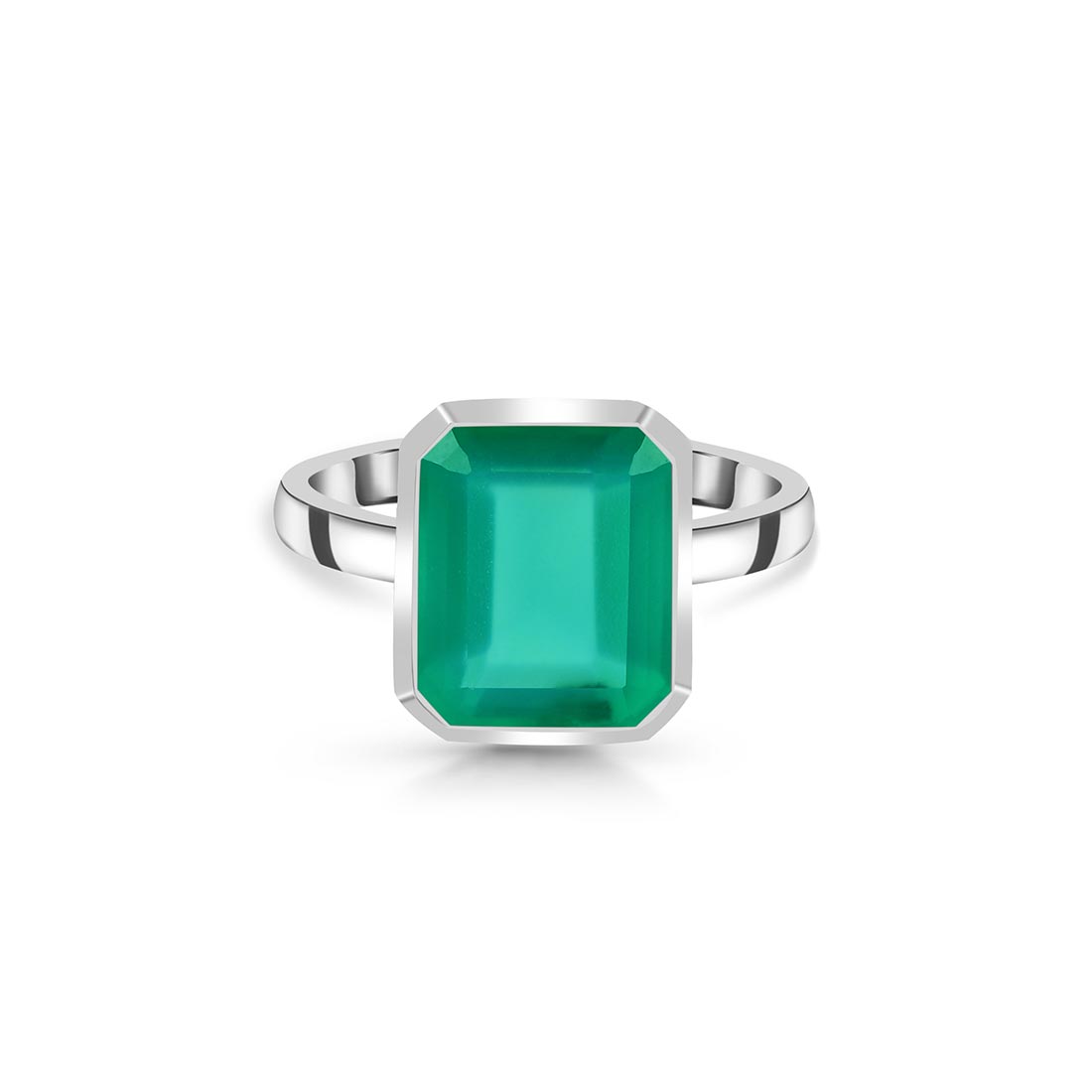 Green Onyx Ring-(GRO-SR-1752.)